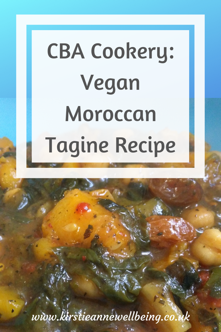 CBA Cookery: Vegan Moroccan Tagine Recipe by Kirstie Anne