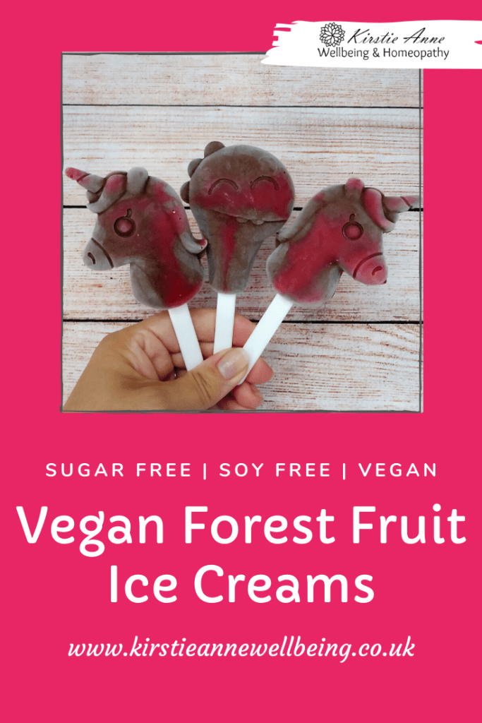 vegan plant based black forest ice cream pinterest pin