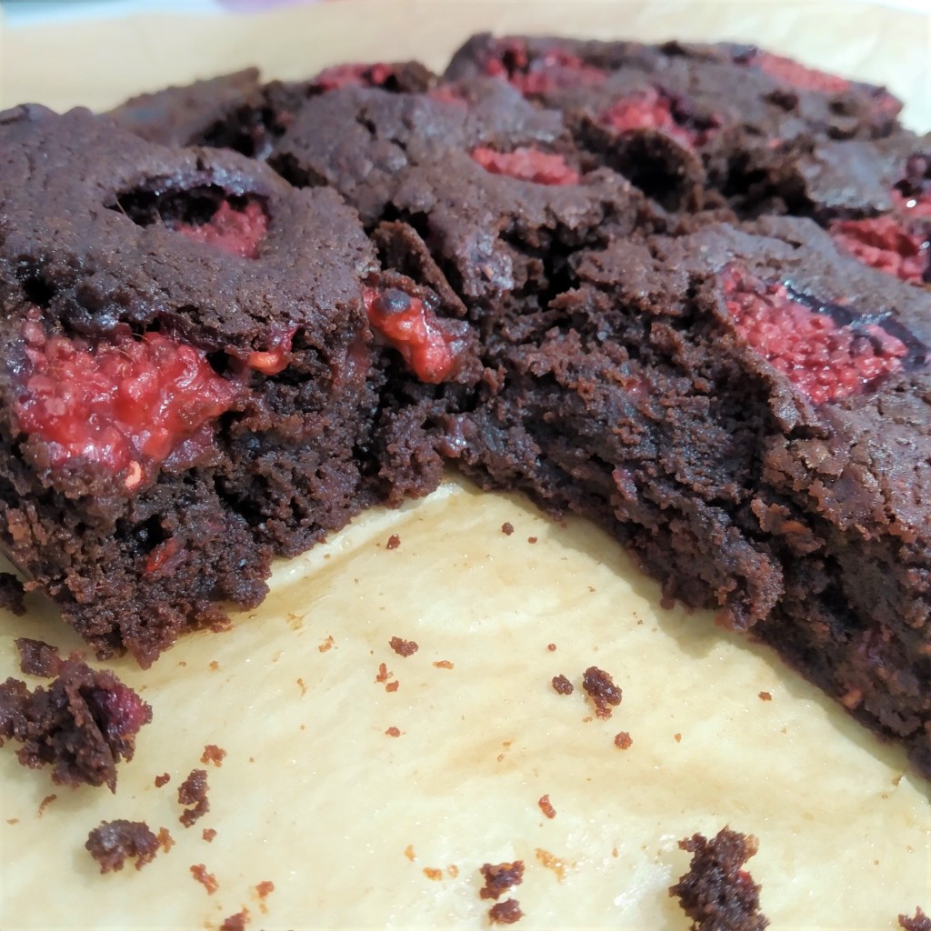 gluten free raspberry brownies recipe sugar free vegan easy