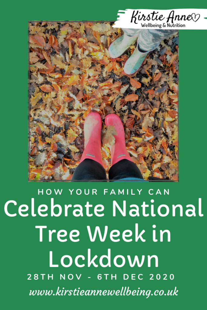 how to celebrate national tree week with your family in lockdown pinterest pin