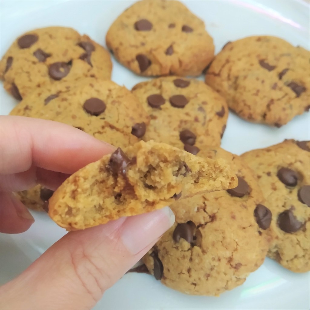dark chocolate ginger cookies soft chewy gluten free and vegan